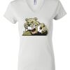 Women's Short Sleeve V-Neck T-Shirt Thumbnail