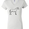 Women's Short Sleeve V-Neck T-Shirt Thumbnail