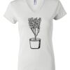 Women's Short Sleeve V-Neck T-Shirt Thumbnail