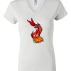 Women's Short Sleeve V-Neck T-Shirt Thumbnail