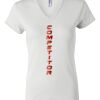 Women's Short Sleeve V-Neck T-Shirt Thumbnail